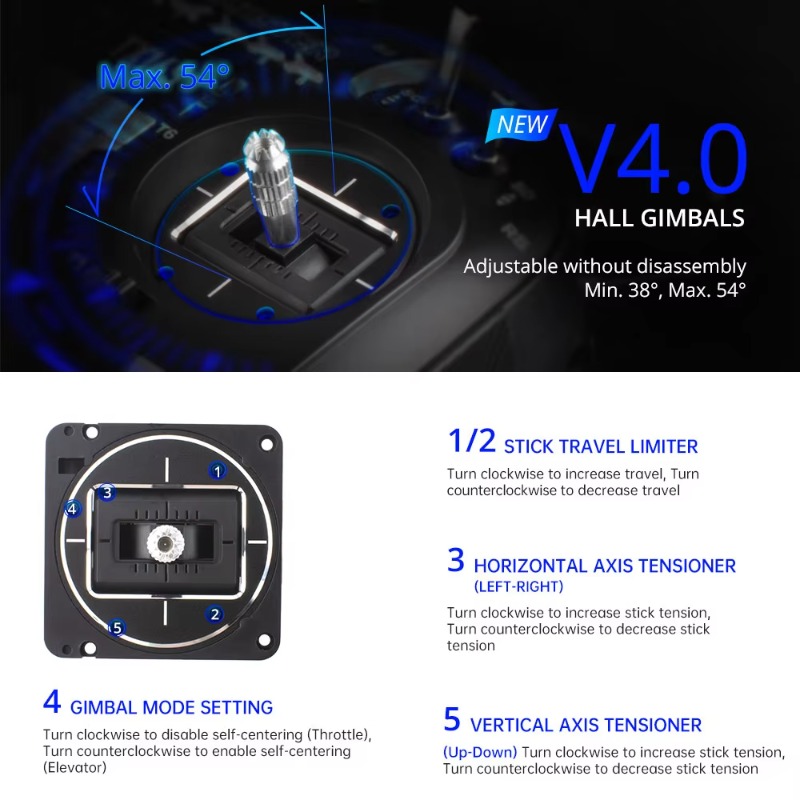 RadioMaster TX16S MKII V4.0 16 - Drone Gimbal reseña y precio