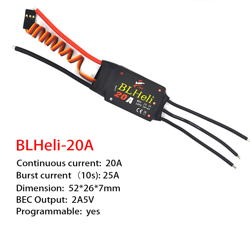 1-3 uds sin escobillas ESC BLH - Drone Esc reseña y precio