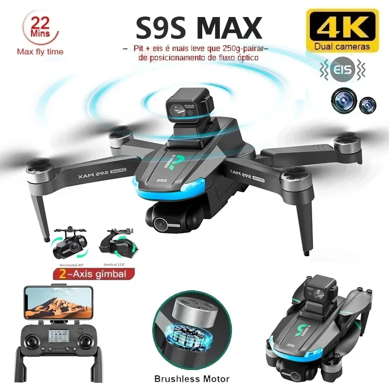 Nuevo S9S MAX MINI Drone 4K 2  - Drone Gimbal reseña y precio