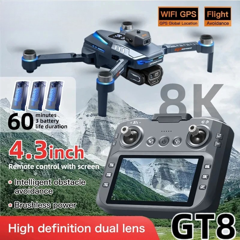 Dron Original GT8 8K Profesion - Drone Gps Mount reseña y precio