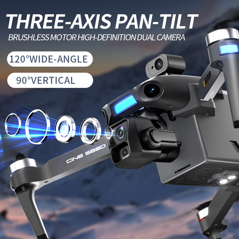 Nuevo Dron 2026 con Cámara Dua - Drone Gimbal reseña y precio