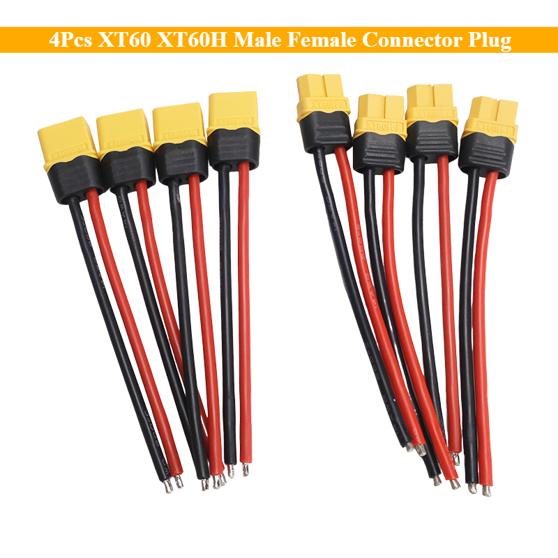 4 Conectores XT60 XT60H Macho  - Drone Power Distribution Board reseña y precio